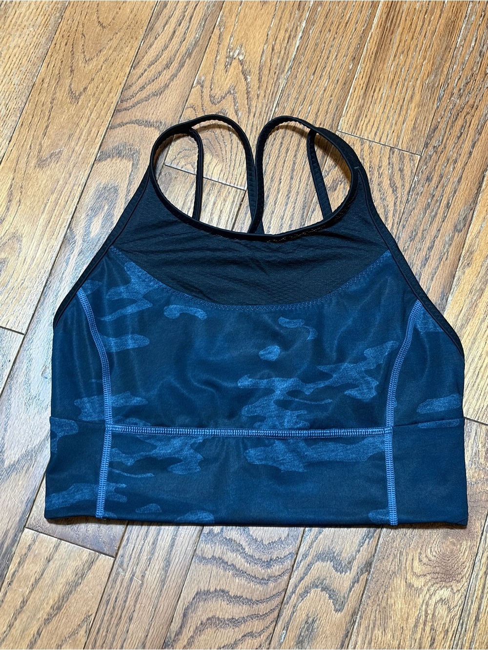 Lululemon Blue Camo Sports Bra